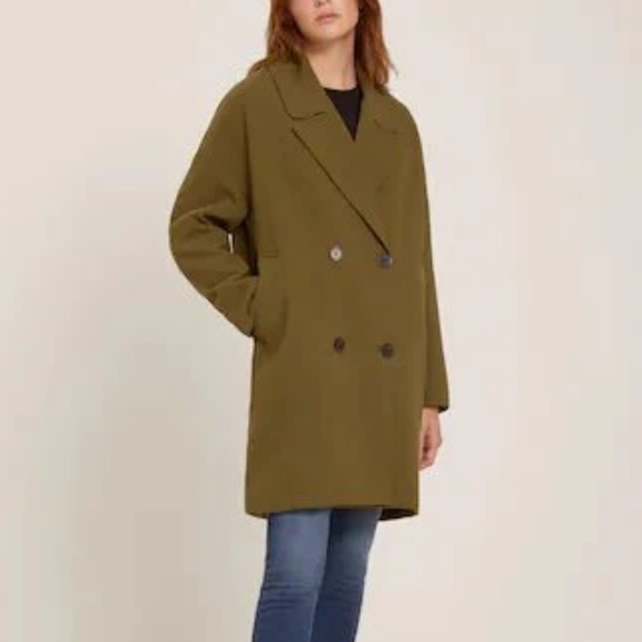 S - Frank and oak black mckenzie coat - Picture 8 of 8